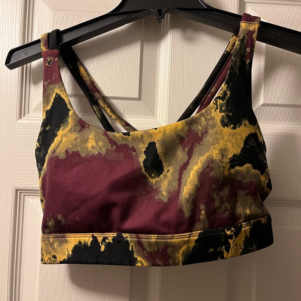 JoyLab Stylish Multicolor Women's Sports Bra, Size M